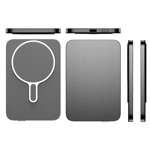  Power Bank MagSnap Go - MagSafe/Qi Technology, 20W, Type-C, 5000mAh - Szürke 3mk - 5