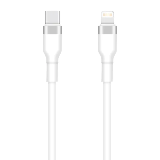 Setty USB-C - Lightning kábel 1m 3A KSC-L-130 fehér - 1