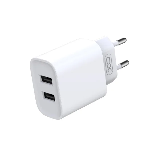 XO CE02C fali töltő 2x USB 2,1A fehér + USB-C kábel - 4