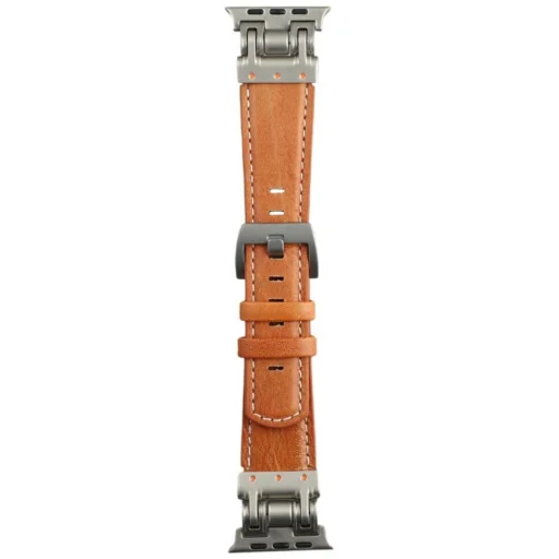 4 az 1-ben tartozékkészlet 4smarts Style MagSafe pénztárca, Apple Watch töltő, szíj Apple Watch-hoz, barna - 5