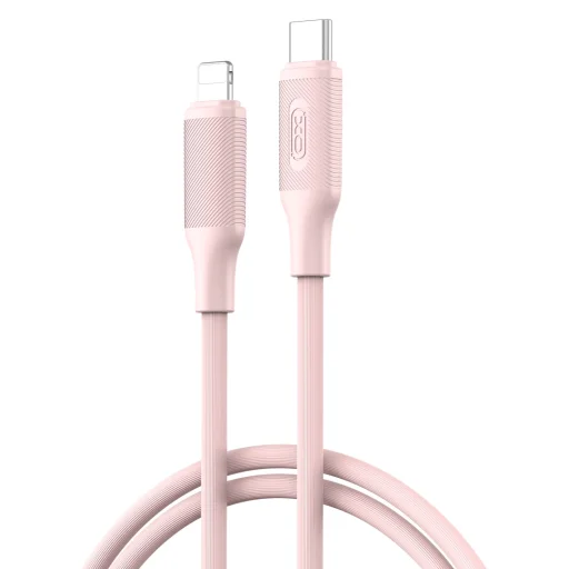 Rózsaszín XO kábel NB-Q265A PD USB-C - Lightning 1,0m 27W - 1