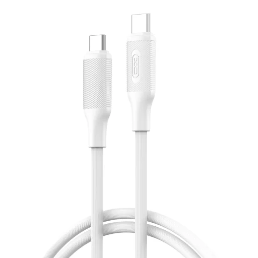 XO USB-C - USB-C kábel NB-Q265B PD 1,0m 60W fehér - 1
