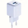 3MK Hyper GaN Töltő 20W fali töltő 1xUSB-A 1xUSB-C PD QC4+ fehér thumbnail