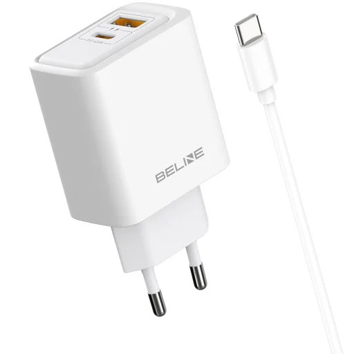 Beline 45W fali töltő + USB-C kábel BLN2CW45C fehér - 1