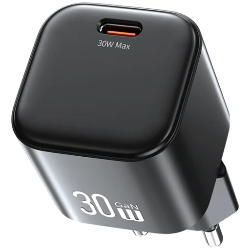 USAMS JO Series CC262 30W USB-C hálózati töltő + 1m USB-C/USB-C kábel Fehér - 3