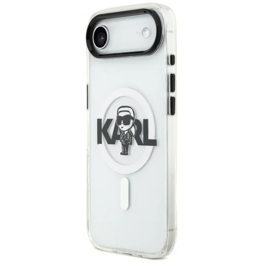 iPhone 17 Air Karl Lagerfeld IML Karl Sketch Logo MagSafe tok átlátszó, - 2