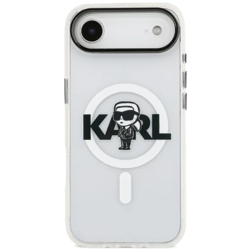 iPhone 17 Air Karl Lagerfeld IML Karl Sketch Logo MagSafe tok átlátszó, - 3