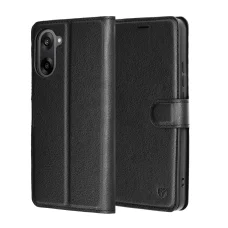OnePlus Nord CE5 Fekete Techsuit Leather Folio tok