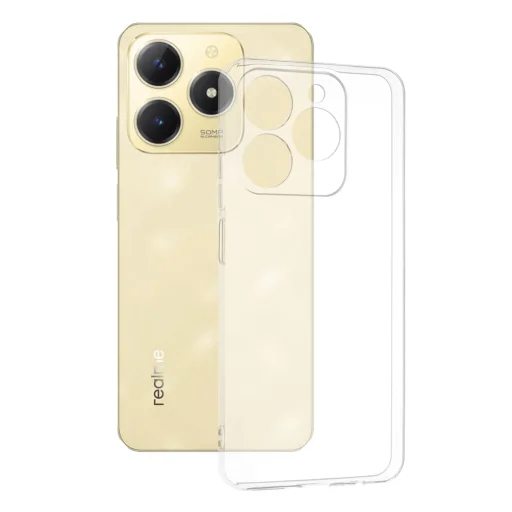 Realme C61 Átlátszó Techsuit Szilikon tok - 1