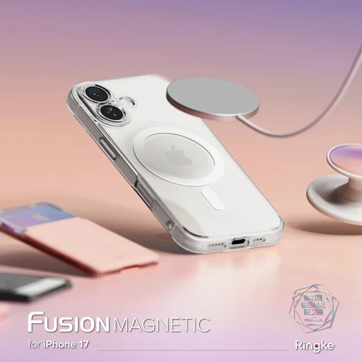 iPhone 17 Matte Clear Ringke - Fusion MagSafe tok - 5