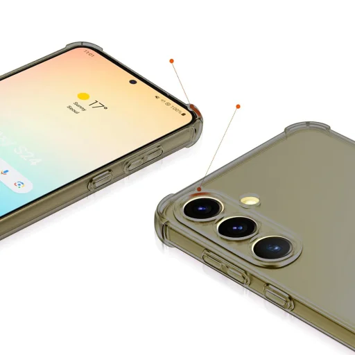 Samsung Galaxy S22 Plus 5G Smoke Black Techsuit Shockproof Clear Silicone MagSafe tok - 7