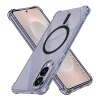 Samsung Galaxy S25 Edge Smoke Black Techsuit Shockproof Clear Silicone MagSafe tok thumbnail