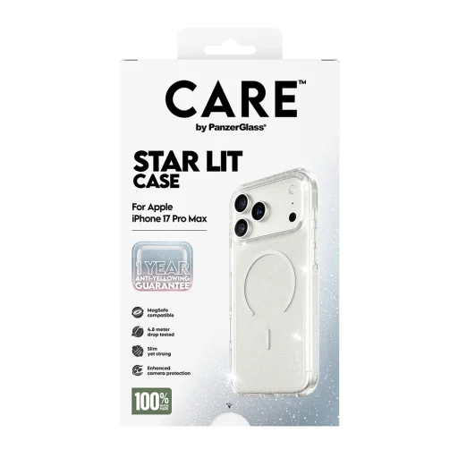  iPhone 17 Pro Áttetsző PanzerGlass® - CARE Flagship Urban Explorer Star Lit White MagSafe tok - 7