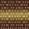 Home KAF 210LC/WW LED-es fényfüggöny, 2x1 m / 210 db melegfehér LED, fehér vezeték, állófényű, hálózati adapter, kül- és beltéri kivitel thumbnail