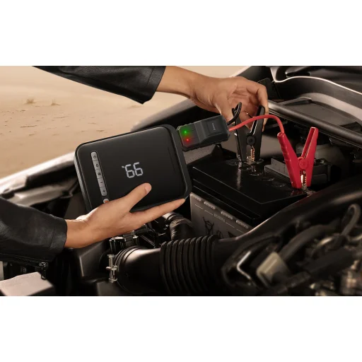 Baseus Super Energy autó jump starter / powerbank / kompresszor, 8000mAh, 1000A, USB (fekete) - 9