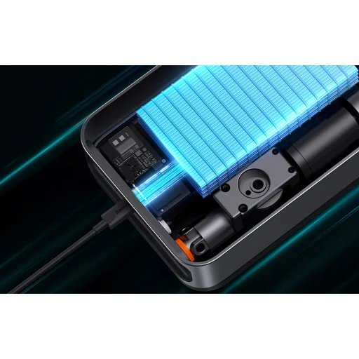 Baseus Super Energy autó jump starter / powerbank / kompresszor, 8000mAh, 1000A, USB (fekete) - 13