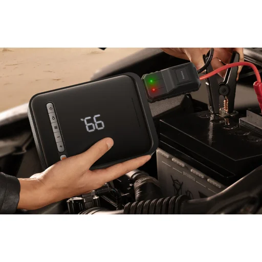 Baseus Super Energy autó jump starter / powerbank / kompresszor, 8000mAh, 1000A, USB (fekete) - 14