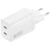 Wall charger 4smarts PDPlug Dual   45W GaN 2xUSB-C white - 1