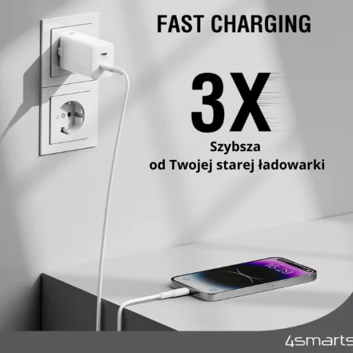 Wall charger 4smarts PDPlug Dual   45W GaN 2xUSB-C white - 7