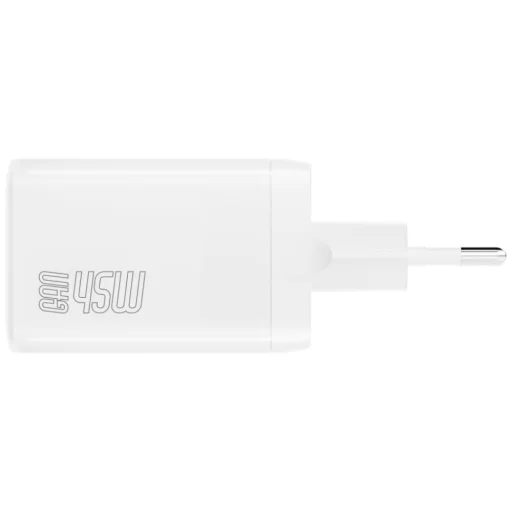 Wall charger 4smarts PDPlug Dual   45W GaN 2xUSB-C white - 2