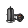 Maxlife MXCC-05 PD QC car charger 1x USB-C 1x USB 35W black thumbnail
