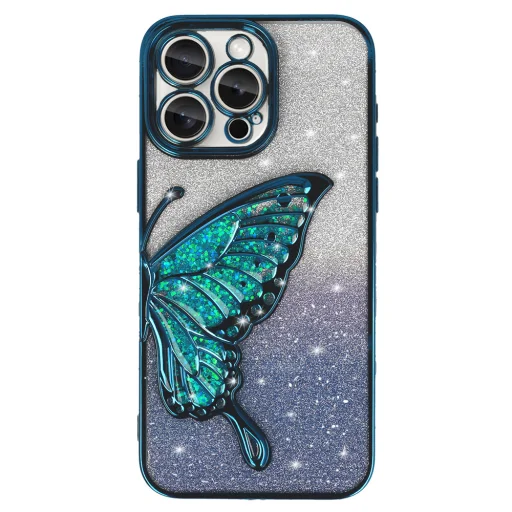 Tel Protect Butterfly Water tok iPhone 12 Pro kék - 2