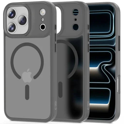 iPhone 17 Pro Max Tech-Protect Magmat Magsafe Matte Kréta Szürke tok - 1
