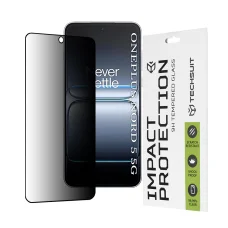 OnePlus Nord 5 Black Techsuit - 111D Privacy Full Glue üvegfólia