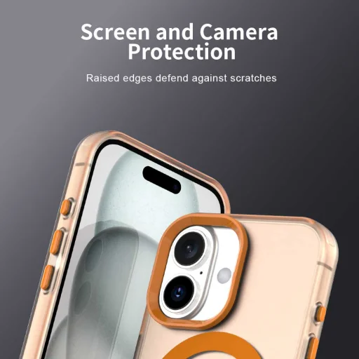 iPhone 17 Pro Techsuit CandyCase MagSafe - Narancs tok - 2