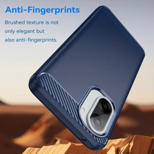 Honor X5c Plus Kék Techsuit - Carbon Silicone tok - 3