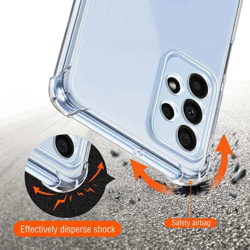 Clin Ütésálló 1,5mm SAMSUNG GALAXY A26 5G ÁTLÁTSZÓ tok - 5