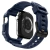 Apple Watch 10 / 11 (42 mm) Spigen Rugged Armor Pro V2 haditengerészeti kék tok - 8