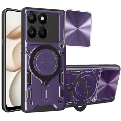 Honor 400 Smart / X7d 4G Purple Techsuit - CamGuard Pro tok - 1