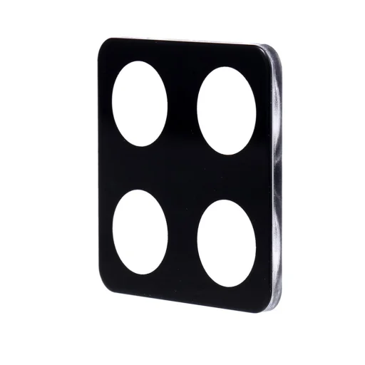 Honor 400 Smart / X7d 4G Fekete Techsuit - Teljes Kameraüveg üvegfólia - 2