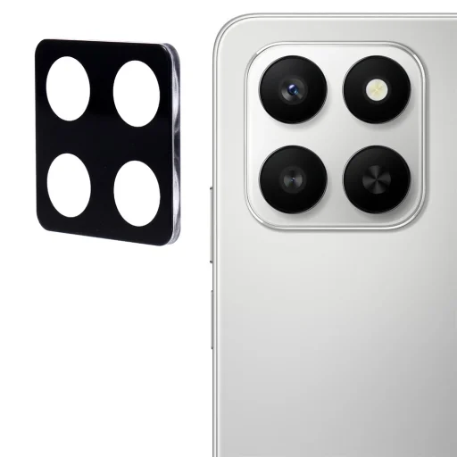 Honor 400 Smart / X7d 4G Fekete Techsuit - Teljes Kameraüveg üvegfólia - 1