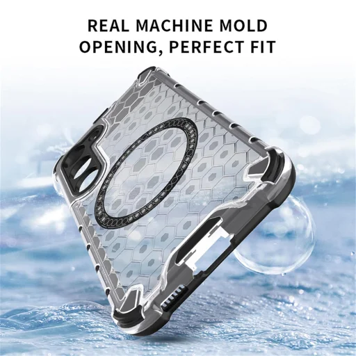  Samsung Galaxy A56 5G Fehér Techsuit HoneyComb Shield MagSafe tok - 2