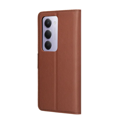 Xiaomi Redmi 15 4G / Redmi 15 5G Barna Techsuit Leather Folio tok - 5