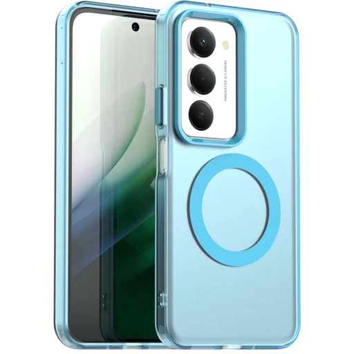 Xiaomi Redmi 15 4G / Redmi 15 5G Techsuit - CandyCase MagSafe - Kék tok - 1