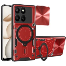 Honor 400 Smart / X7d 4G Piros Techsuit CamGuard Pro tok