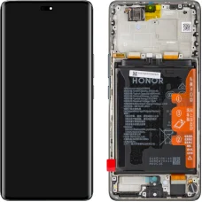 LCD kijelző modul Huawei Magic7 Lite-hoz, akkumulátorral, Titánfekete