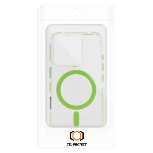 Tel Protect Strap Clear tok iPhone 15 Pro Max zöld - 7