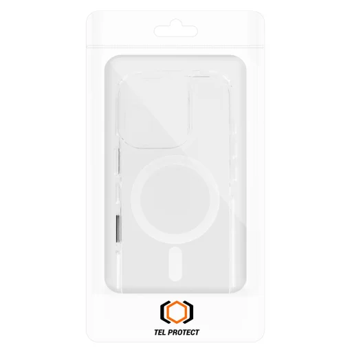 Tel Protect Strap átlátszó tok iPhone 15 Pro Max fehér - 7