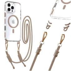 Tel Protect Strap Clear tok iPhone 17 Pro gold