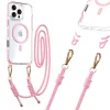 Tel Protect Strap Clear fliptok iPhone 17 Pro Max pink tok thumbnail