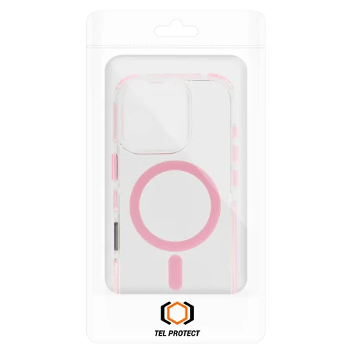 Tel Protect Strap Clear fliptok iPhone 17 Pro Max pink tok - 7