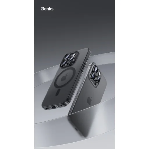 Benks Magnetic Lucid Armor tok (C066) iPhone 16 Pro Max arany (Kamera Vezérlő Gomb) tok - 6