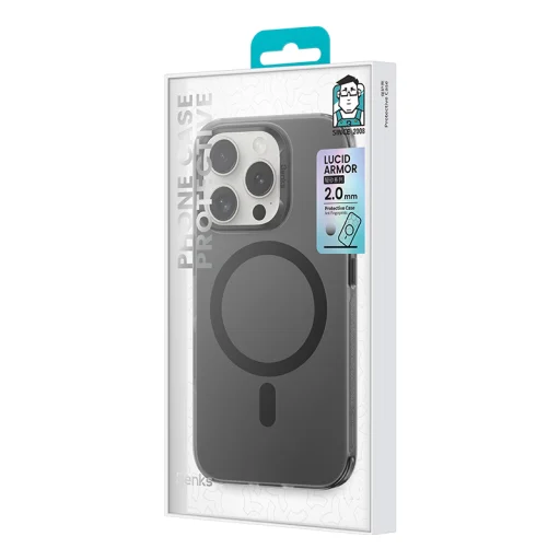 Benks Magnetic Lucid Armor tok (B066) iPhone 16 Pro Max fekete (Kamera vezérlőgomb) - 11