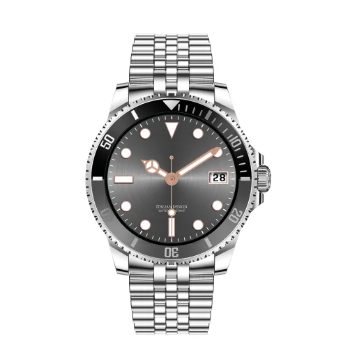 Blavec M-02 Business AMOLED Full Touch Hanghívás Ezüst Okosóra - 2