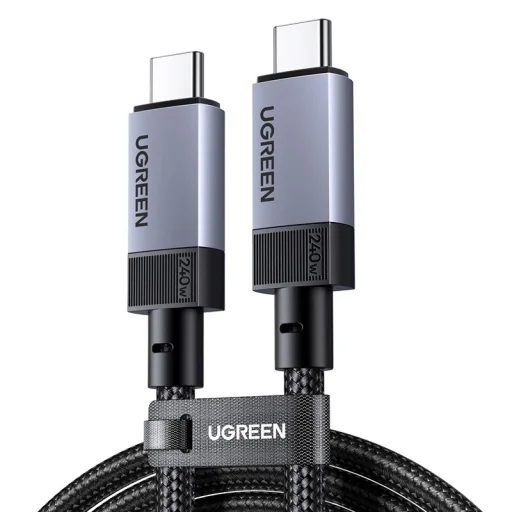 Ugreen L705 USB4 Gen 3 kábel, 240W, 40Gbps, 1m (Csillagszürke) - 1