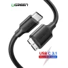 UGREEN USB-C - micro-USB 3.0 kábel, 1m (fekete) thumbnail